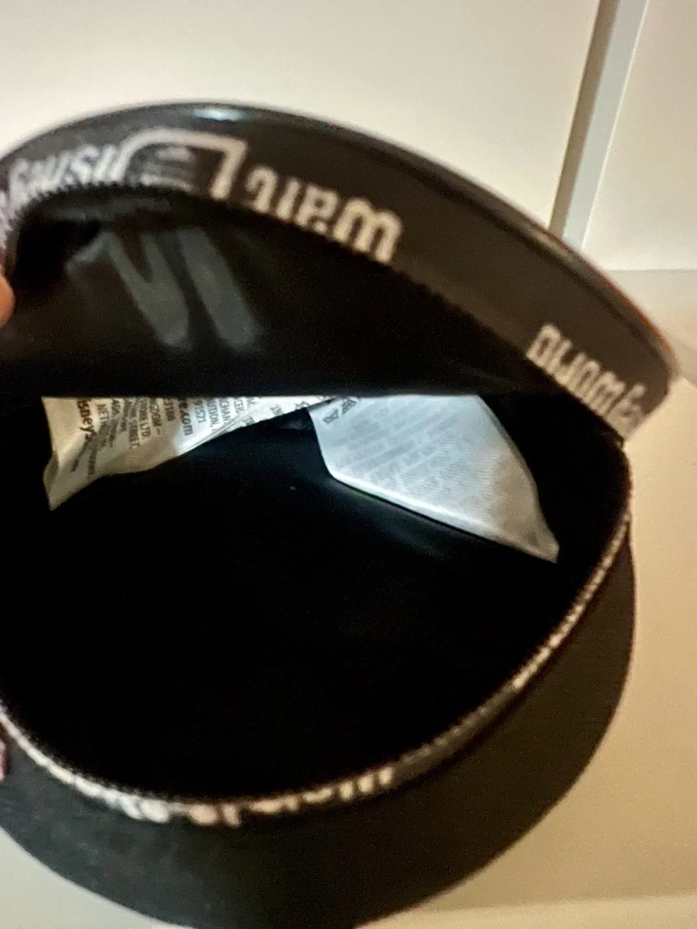 Disney Black Round Travel Case with Icon Logo
